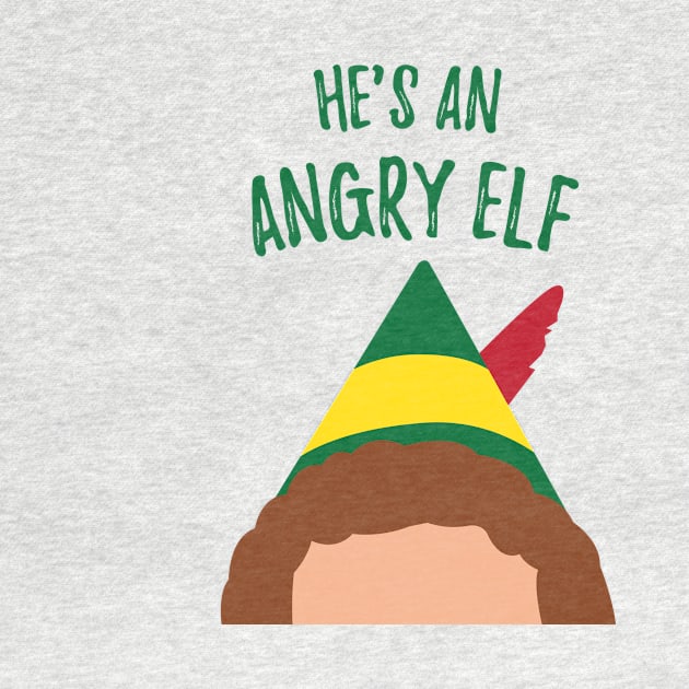 Buddy the Elf Inspired Quote He's an Angry Elf by Lavenderbuttons